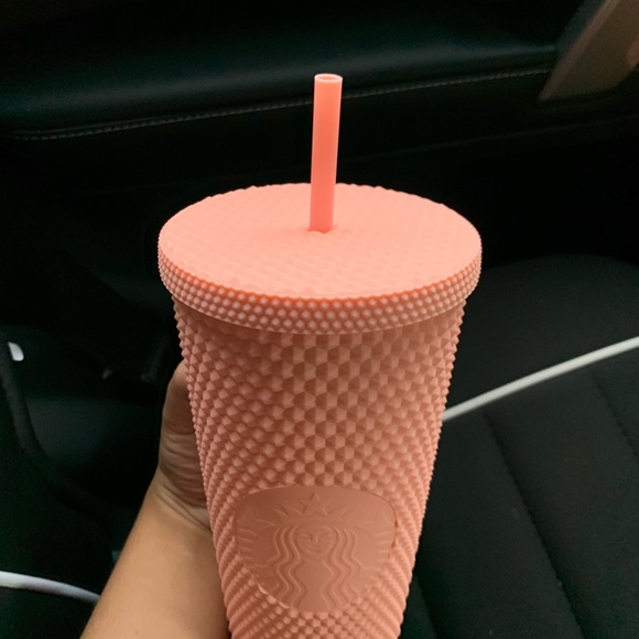 New Starbucks Matte Pink Studded Tumbler - Picture 2 of 5